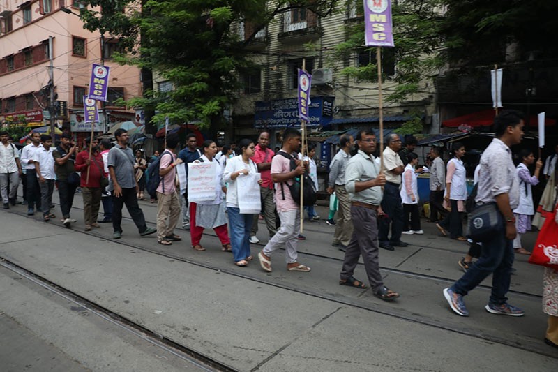 In Images: Doctors, medical staff participate in victory march in Kolkata after Pradhan resigns