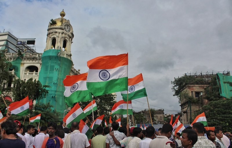 In Images: BJP holds Tiranga Yatra in Kolkata amid tensions after NEET protest violence