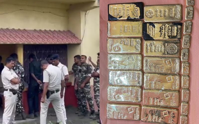 Police recovered Rs 28.5 crore cash and 15 kg gold from West Bengal's Birbhum.