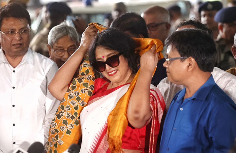 In Images: Exiled Bangladeshi writer Taslima Nasreen returns to Kolkata after nearly two decades