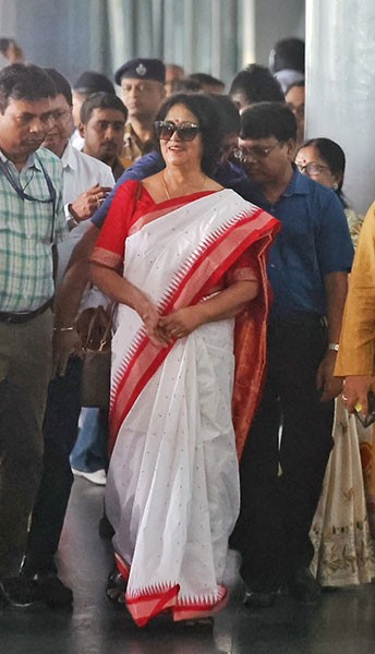 In Images: Exiled Bangladeshi writer Taslima Nasreen returns to Kolkata after nearly two decades