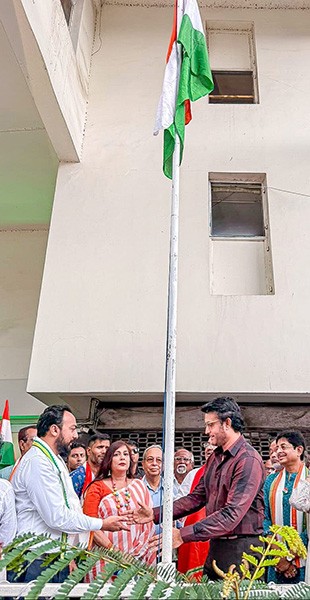 In Images: Sourav Ganguly leads CAB’s 80th Independence Day celebrations at Eden Gardens