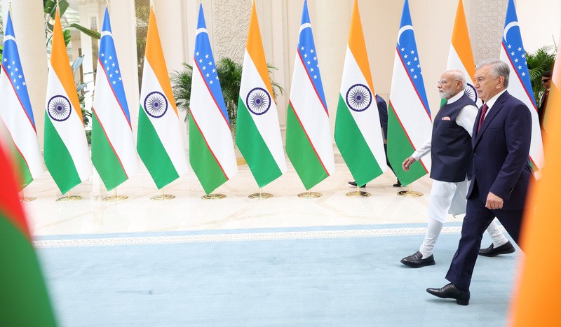 In Images: PM Modi attends delegation-level talks between India and Uzbekistan in Tashkent