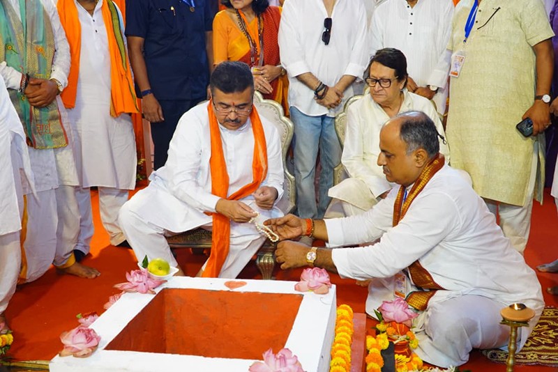 In Images: West Bengal CM Suvendu Adhikari lays foundation stone for ₹25-crore Uttam Kumar Film Centre