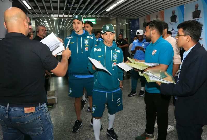 In Images: Brazil national football team arrives in Kolkata for historic FIFA friendly against India