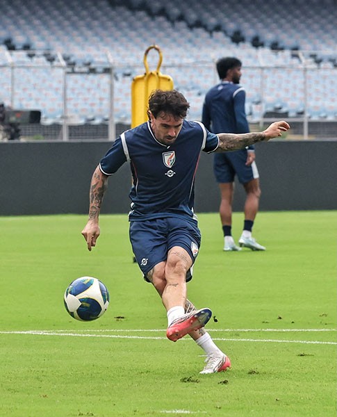 In Images: Indian football team gear up for Brazil clash in Kolkata