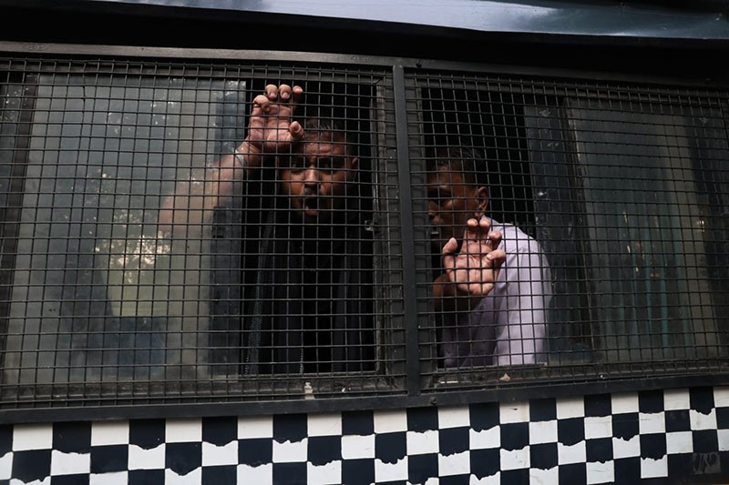 In Images: Congress workers detained during Lok Bhavan protest in Kolkata