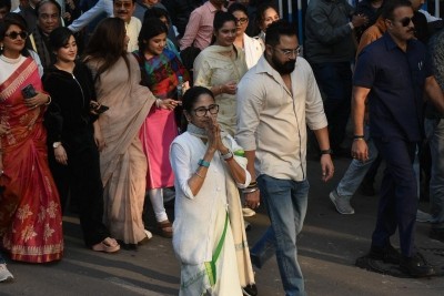 In Images: Mamata Banerjee leads rally in Kolkata against ED raids on I-PAC