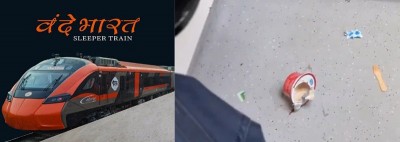 Vande Bharat Sleeper train debut turns into disaster—coaches found covered in trash!