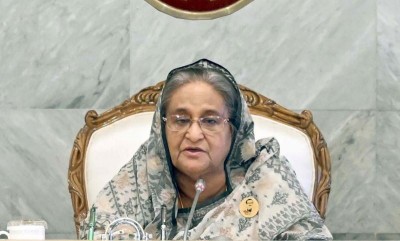 Sheikh Hasina attacks Muhammad Yunus from first public address in Delhi, urges uprising in Bangladesh