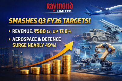 Raymond Limited smashes Q3 FY26 targets: Revenue up 17.8%, aerospace and defence surges nearly 49%!