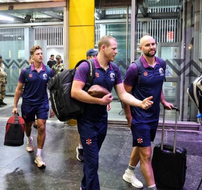 In images: West Indies, Scotland arrive in Kolkata for T20 World Cup