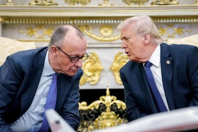 “This is not our war,” German Chancellor Merz says as Trump faults Germany on Hormuz