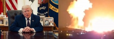 Trump shares Iran blasts video after fresh ‘blow up’ threat