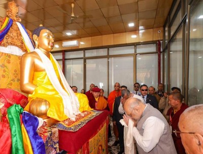 After 75 years, Lord Buddha’s sacred relics return to Ladakh — Amit Shah calls it a ‘golden moment’