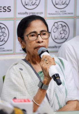 In Images: Mamata Banerjee, Abhishek Banerjee address media after Bengal poll defeat