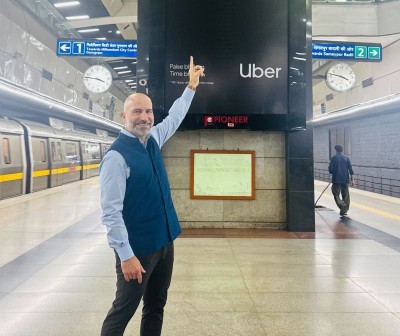 Uber CEO Dara Khosrowshahi rides Delhi Metro, calls it 'fast, affordable and reliable'