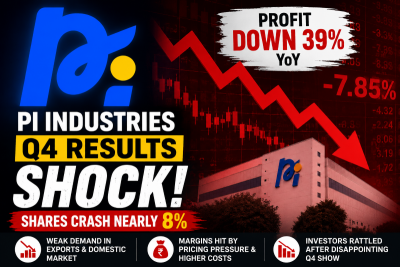 Q4 blow! PI Industries stock tumbles nearly 8% on poor earnings