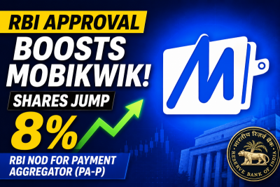 MobiKwik shares jump after RBI approval gives fintech business a major boost