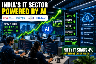 Nifty IT jumps 4% after Nvidia CEO's big bet on India's AI future
