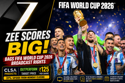 Zee stock soars after landing FIFA World Cup 2026 rights; CLSA sees 31% upside