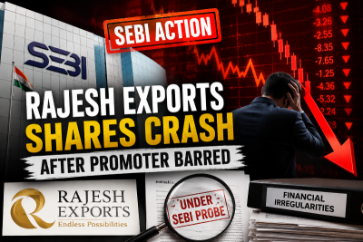 ₹15.2 lakh crore revenue questioned! SEBI action sends Rajesh Exports shares tumbling