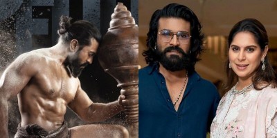 Husband on screen, wife cheers loudest: Ram Charan wins Upasana Konidela’s support at ‘Peddi’ premiere