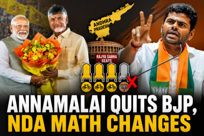 Annamalai exit fallout? BJP gives up Andhra Rajya Sabha seat in NDA rejig
