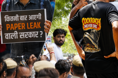 Cockroach Janta Party protest: Six detained as Delhi Police moves to avert clashes at Jantar Mantar