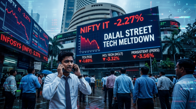 Tech meltdown on Dalal Street! Nifty IT crashes 2%, Infosys, HCL Tech and TCS under pressure