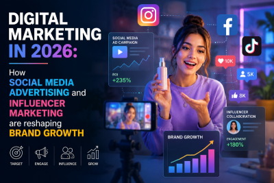 Digital Marketing in 2026: How ​social ​media ​advertising and ​influencer ​marketing ​are ​reshaping ​brand ​growth