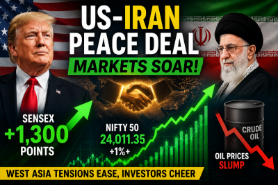 Trump's Iran deal sparks market euphoria, Sensex soars nearly 1,300 points
