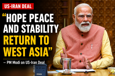 'Hope peace and stability will be restored': PM Modi welcomes US-Iran peace deal