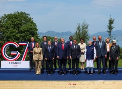In Images: G7 leaders gather in France ahead of Summit deliberations