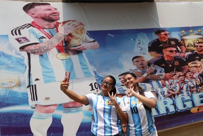 In Images: Messi's hat-trick sparks jubilant celebrations in Kolkata as Argentina rout Algeria 3-0