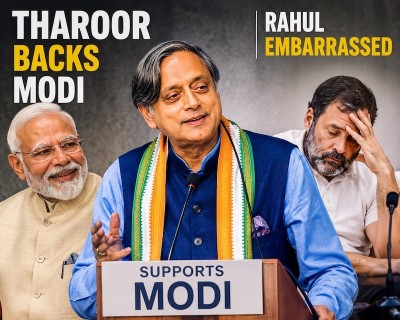 Tharoor's Modi Praise Over G7 Trump Meeting Becomes BJP's Sharpest Weapon Against Rahul Gandhi