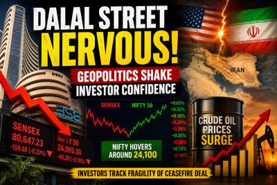Sensex wobbles as US-Iran ceasefire faces test; investors hold their breath