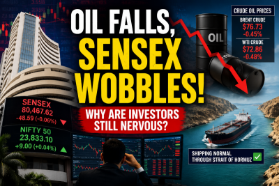 Why are investors still worried? Sensex falters despite falling crude prices