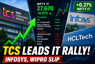 TCS sparks IT rally! Nifty IT turns green despite Infosys, Wipro drag