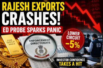 Rajesh Exports crashes 5%! ED probe triggers fresh investor panic