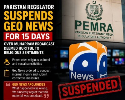 Geo News goes dark for 15 days after controversial Muharram telecast