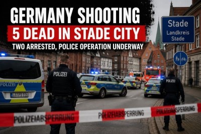 Germany horror: 5 die in brutal shooting in Stade, 2 suspects arrested