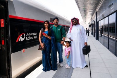 UAE's first passenger train begins service, slashing Abu Dhabi–Fujairah travel time