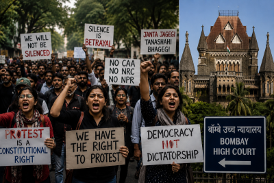 'Why can't citizens protest against the government? They are being made slaves by slapping cases': Bombay HC slams Mumbai Police, quashes activist's externment
