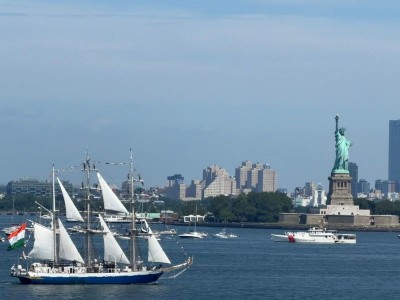 INS Sudarshini's spectacular arrival in New York is winning hearts online