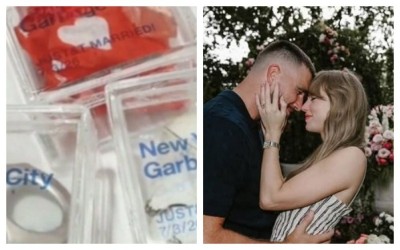 Taylor Swift wedding trash sells for $25? NYC artist turns discarded items into fan collectables