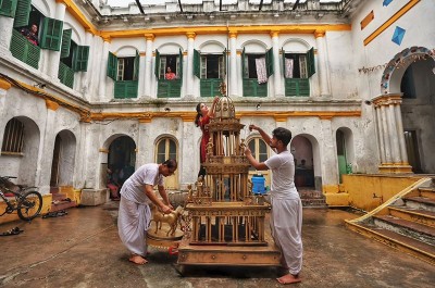 In Images: Kolkata's Tarak Pramanik Bari gears up for Rath Yatra
