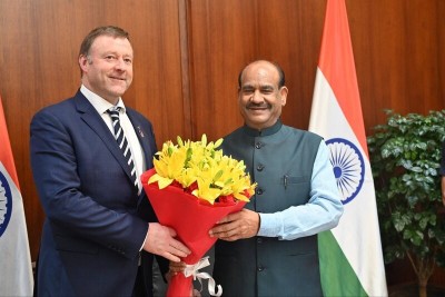 In Images: Om Birla meets New Zealand  Rural Communities Minister at Parliament House in New Delhi