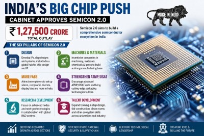 Rs 1,27,500 crore semiconductor push: PM Modi-led Cabinet clears Semicon 2.0