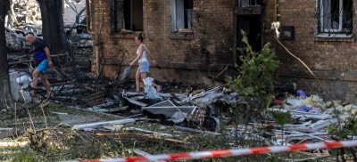 Ukraine says Russian strikes hit humanitarian warehouses as civilian toll rises